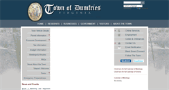 Desktop Screenshot of dumfriesvirginia.org